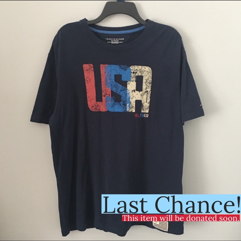 TOMMY HILFIGER T-shirt Short Sleeves Shirt XL